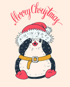 动画片企鹅在圣诞节 ha