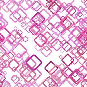 重复的抽象广场背景图案矢量设计从对角方块在粉色调阴影效果
