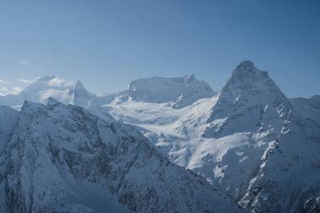 Dombay 滑雪胜地, Karachay切尔克斯, 俄罗斯