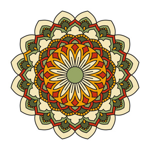 圆形曼荼罗图案装饰图片