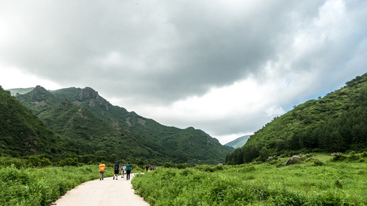 中国河北龙登山野营的意见