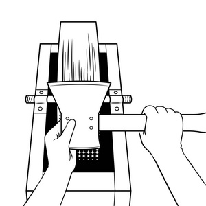 磨刀石着色书向量照片