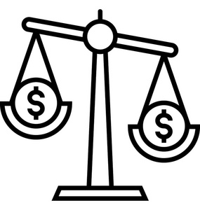 业务平等矢量图标照片