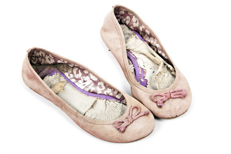 粉红色的鞋子图片