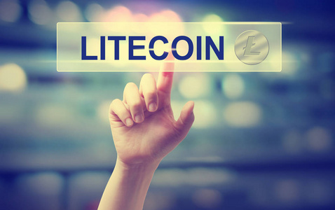 Litecoin 手按按钮