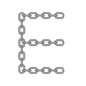 字母 E，在字母表链设置