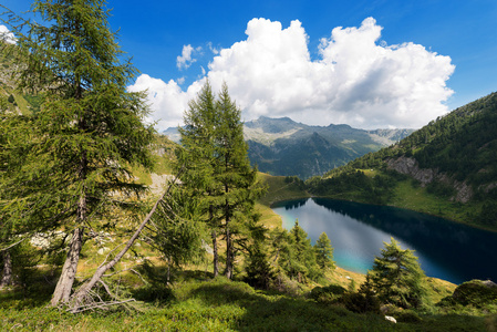 Lago di Campo美妙特兰托意大利