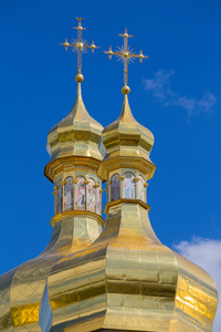 在基辅的基辅佩乔尔斯克修道院修道院。乌克兰