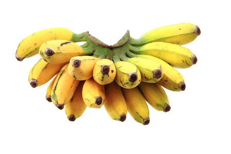 孤立的新鲜香蕉