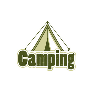 野营标志图片
