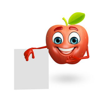 苹果卡通人物图片-苹果卡通人物素材-苹果卡通人物插画-摄图新视界