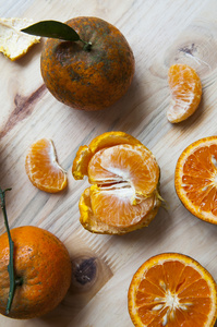 新鲜的橘子水果图片