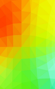 光多色多边形设计模式，三角形和梯度的折纸样式组成的