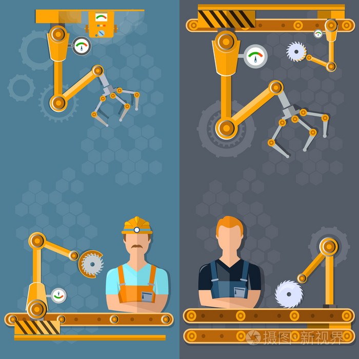 输送机横幅劳动输送机自动化