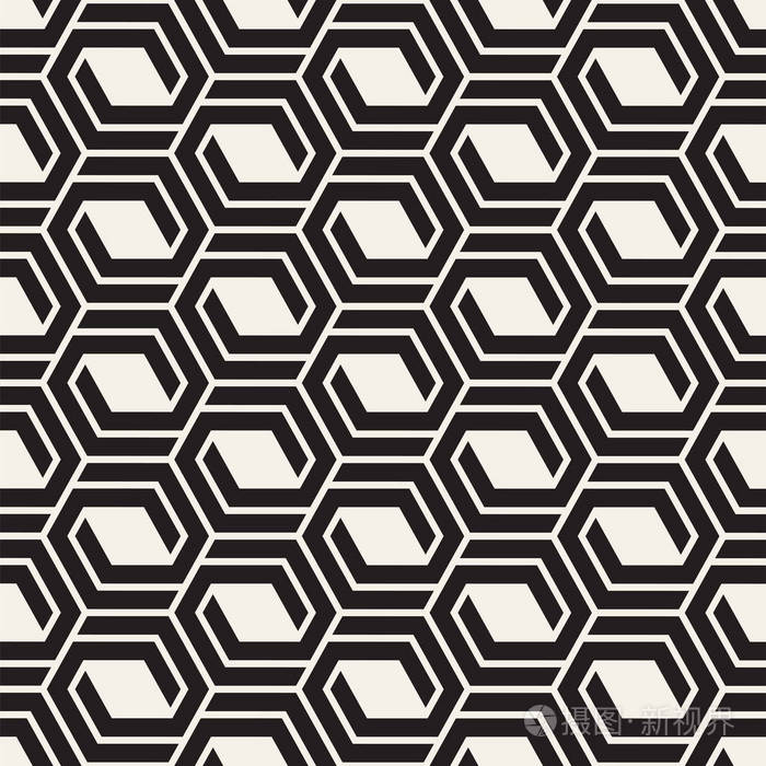 现代时尚的质感与单色格架.重复几何网格.简单的图形设计背景