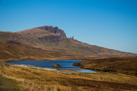 苏格兰高地路之旅秋季海景景观颜色 Ecosse 北山湖水景风景秀丽