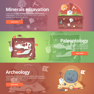 生命科学。 矿物挖掘。 古生物学。 历史