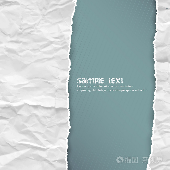 作为为您设计, 矢量图背景损坏磨损撕碎的纸片