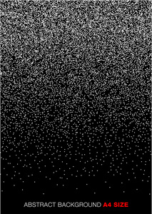 a级带鱼白色抽象渐变网点在黑色背景下,a4 格式.a4 大小照片
