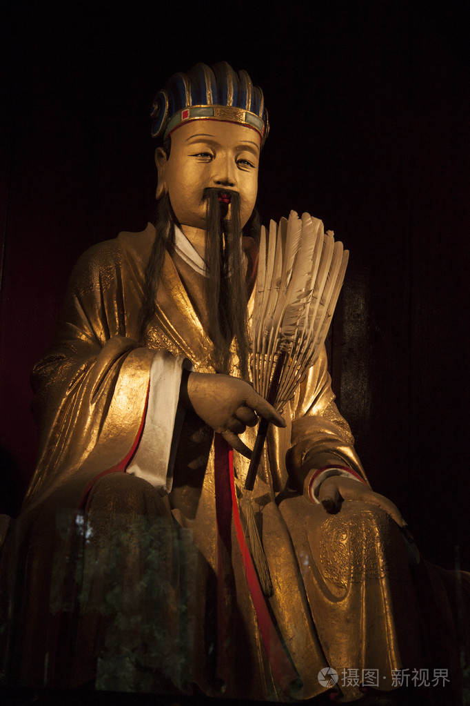 诸葛亮在武侯祠的雕像