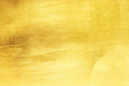 闪亮的黄色叶金箔纹理照片