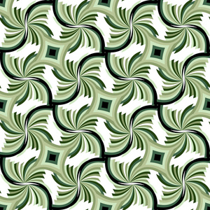 无缝的美丽绿色几何图案。适用于纺织 面料和包装