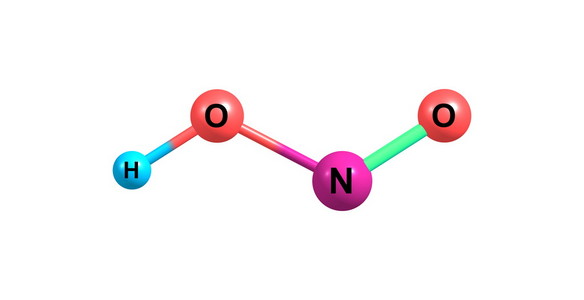 二氮酸分子结构上白色孤立