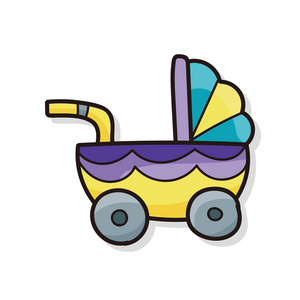 婴儿车涂鸦