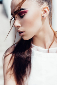 感性的脸图片-感性的脸素材-感性的脸插画-摄图新视界