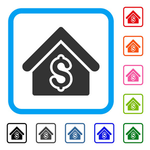 房屋租赁框架图标图片