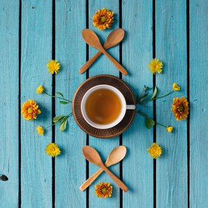 夏季花卉茶富有创意的设计
