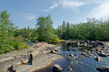 Unduksa Kareliya，俄罗斯北部河
