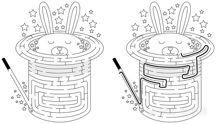 兔子在帽子迷宫