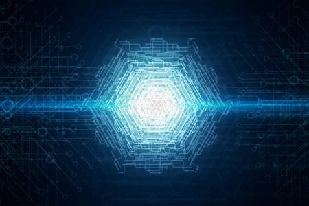 蓝色科技互联网背景图片