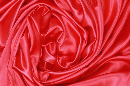 红色丝绸布图片