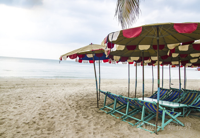 沙滩椅 沙滩伞