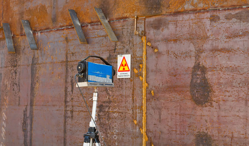 焊接单位x 射线焊缝焊接检验照片