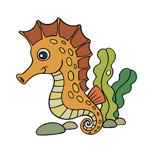 可爱卡通海马图片