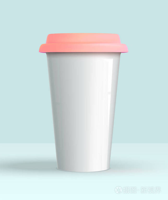 咖啡杯子白色样机