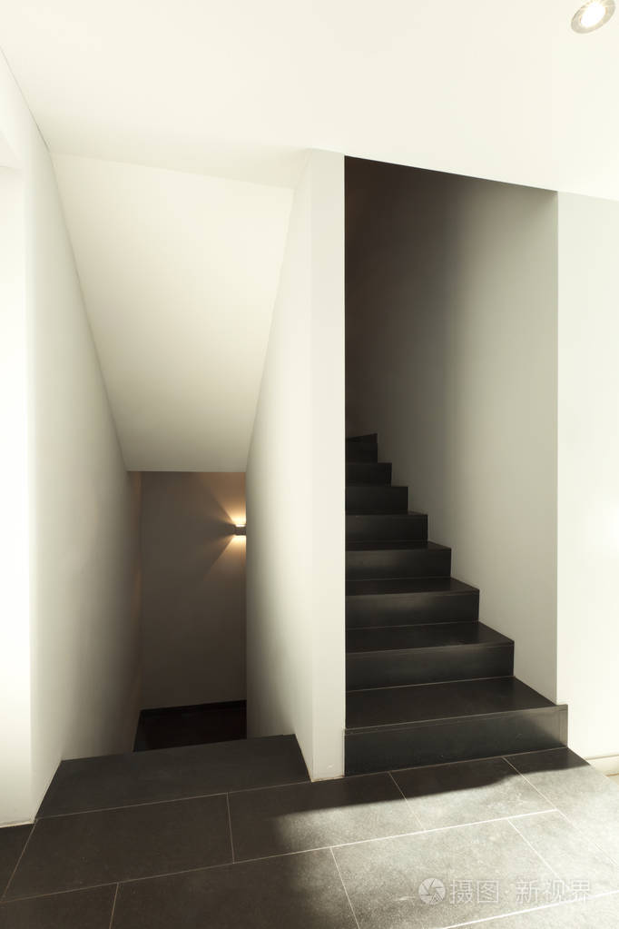 现代的房子楼梯