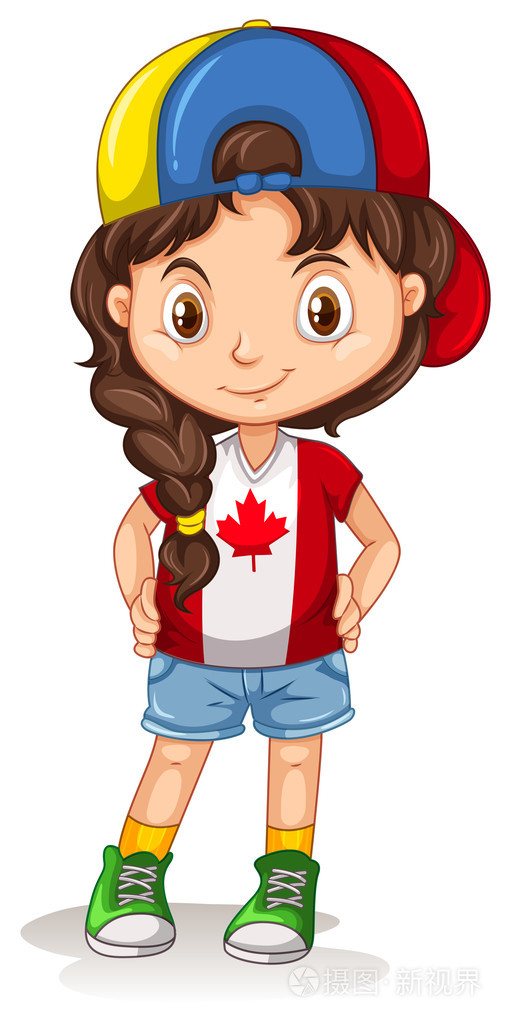 加拿大代表性卡通人物图片