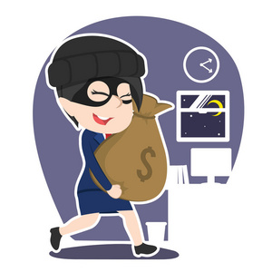 偷窃钱财, 不诚实的金融家, 小偷.