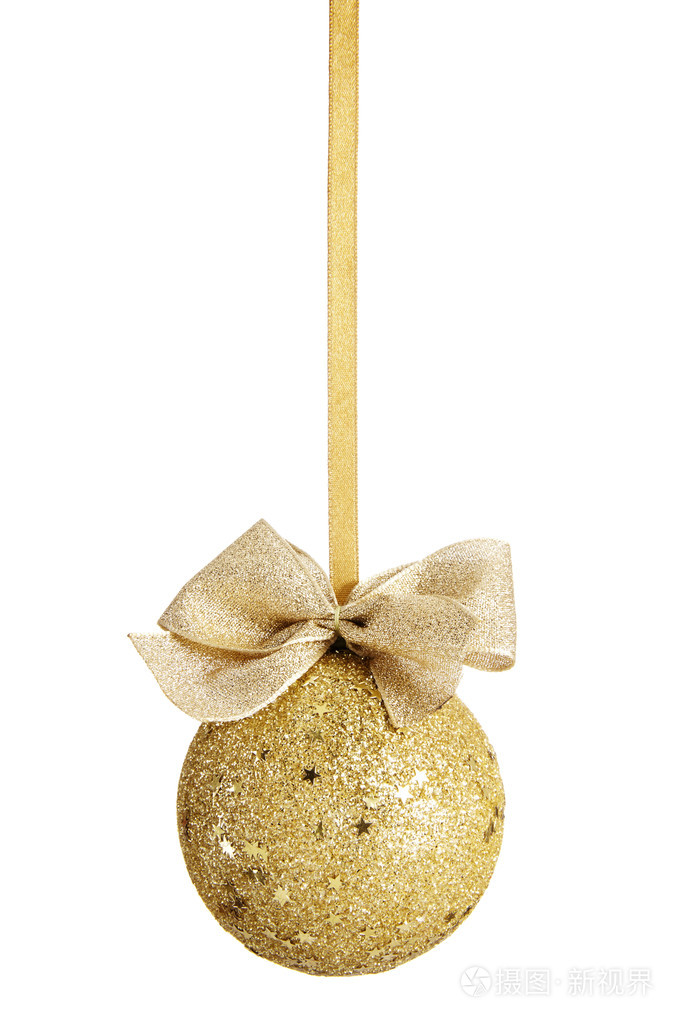 金色圣诞球