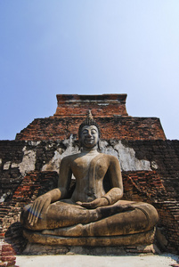 阿瑜陀耶废墟旧城国家泰国