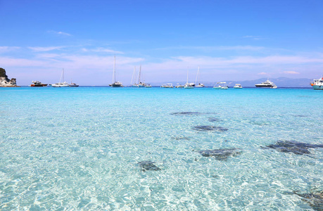 Voutoumi 海滩 Antipaxos 岛希腊