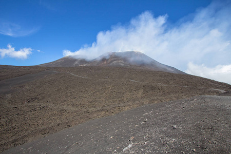 埃特纳火山，西西里岛，意大利