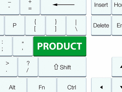 产品绿色键盘按钮