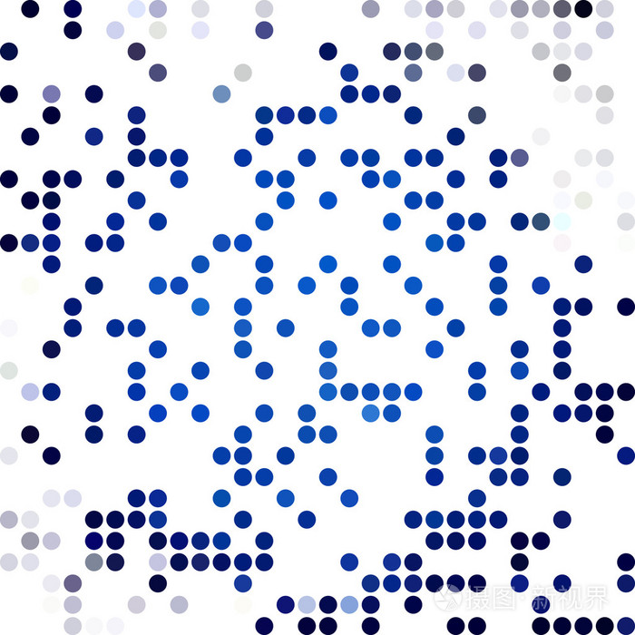 蓝色的随机点的背景下,创意设计模板