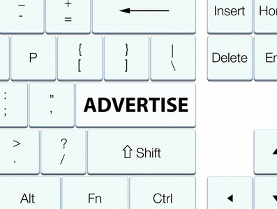 广告白键盘按钮