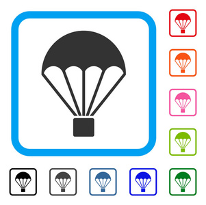 降落伞框架图标图片